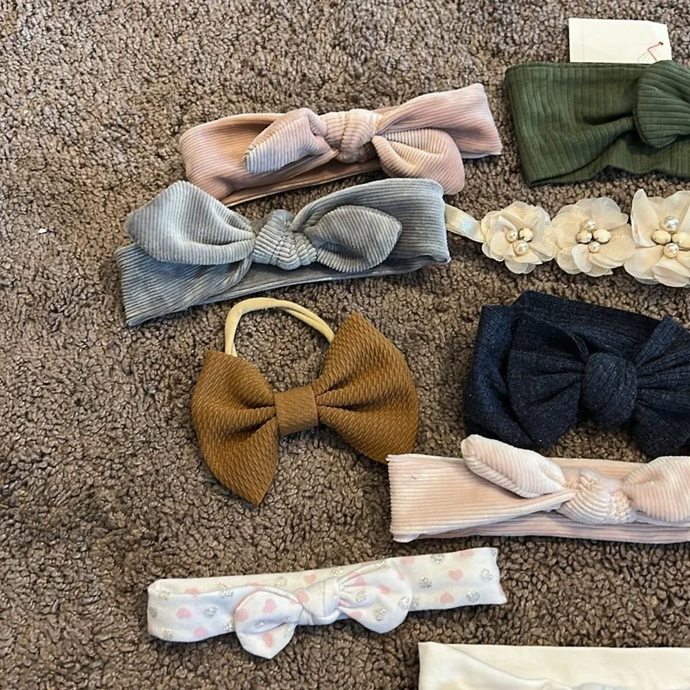 Babygirl bow headband bundle of 14!